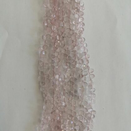 FILI QUARZO ROSA, SFACCETTATA