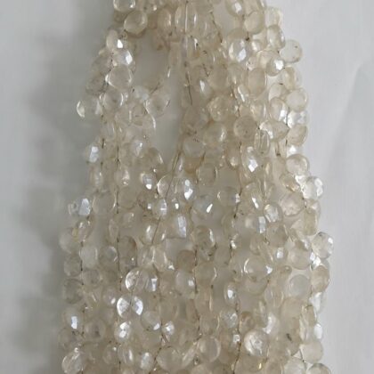 FILI CRISTALLO DI ROCCA, SFACCETTATA CASTAGNA TAGLIO LASER