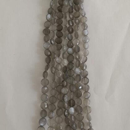 FILI PIETRA DI LUNA GRIGIA, SFACCETTATA