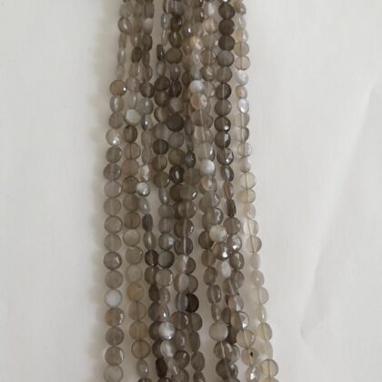 FILI PIETRA DI LUNA GRIGIA, SFACCETTATA