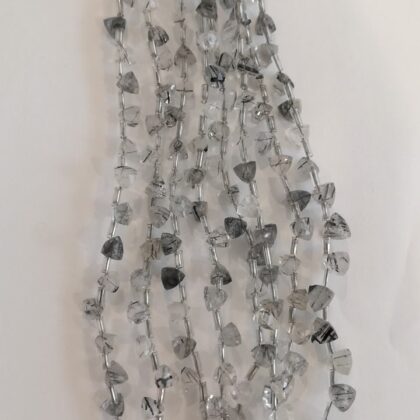 FILI QUARZO RUTILATO, SFACCETTATO