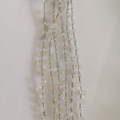 FILI PIETRA DI LUNA BIANCA, SFACCETTATA