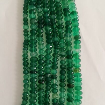 FILI ONICE VERDE, SFACCETTATA