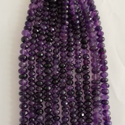 FILI AMETISTA SCURA, SFACCETTATA