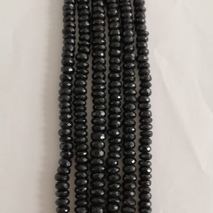 FILI ONICE NERA, SFACCETTATA