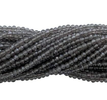 FILI QUARZO FUME', TAGLIO LASER SFACETTATO