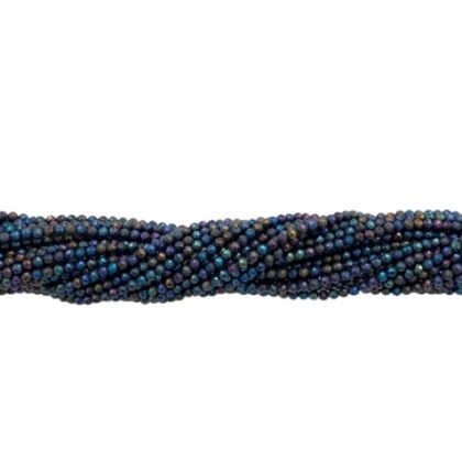 FILI SPINELLO CON RIFLESSI BLU, TAGLIO MACCHINA SFACETTATO