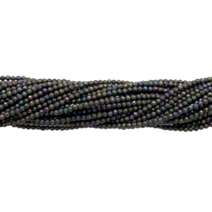 FILI SPINELLO CON RIFLESSI VIOLA, TAGLIO MACCHINA SFACETTATO