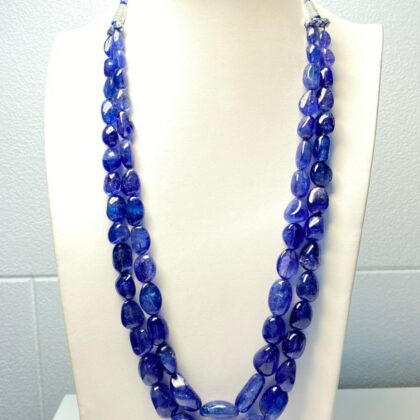 COLLANA TANZANITE A SASSI, ALTA QUALITA'