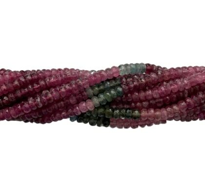 FILI TORMALINA, RONDELLA SFACETTATO