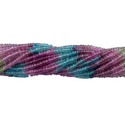 FILI TORMALINA ALTA QUALITA', RONDELLA SFACCETTATA