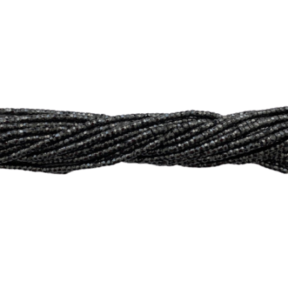 Fili zircone nero Ø 3 mm, sfacettato
