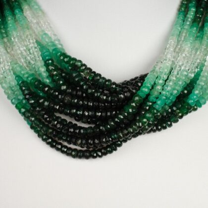 Zaffiro multicolor a rondelle sfaccettate