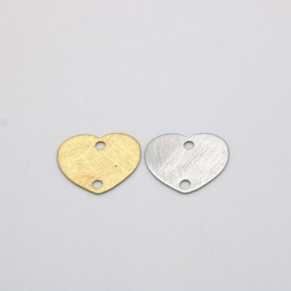 Cuore satinato charm