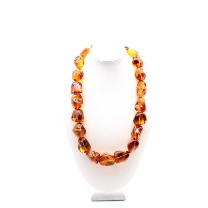 Collana di citrino a sassi lisci