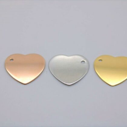 Pendente forma cuore