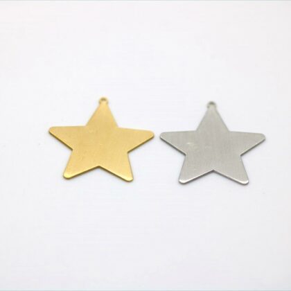 Pendente satinato forma stella