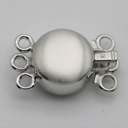 Chiusura satinata tonda per multifili