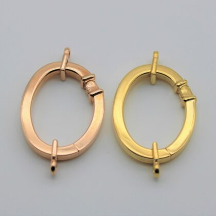 Chiusura ovale grande a canna quadrata