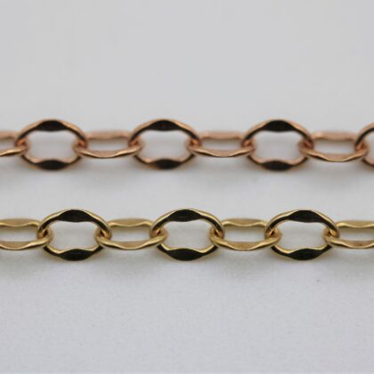 Catena ovale battuta