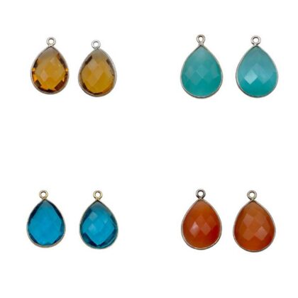 Gocce 13 x 17 mm con anellino