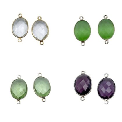 Ovale 13 x 17 mm con 2 anellini