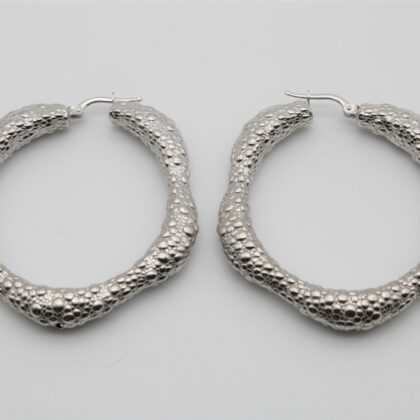 Orecchini martellati