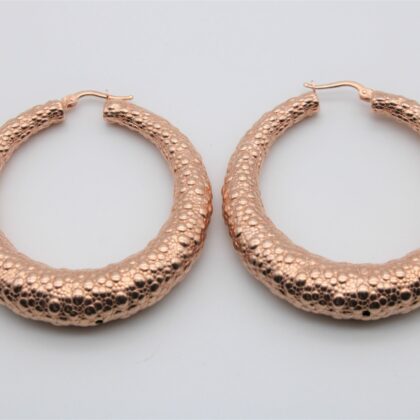 Orecchini martellati