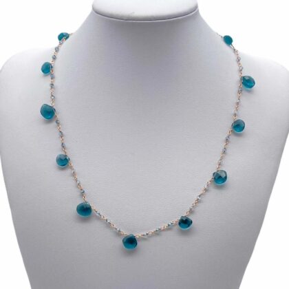 Collana a rosario e gocce