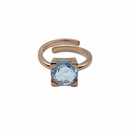 Anello tondo 10 mm, con cestino