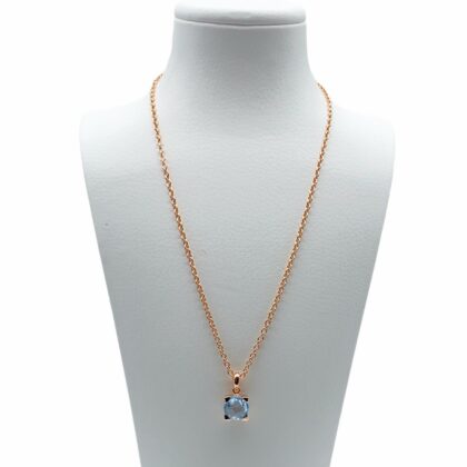 Collana con pietra tonda 10 mm