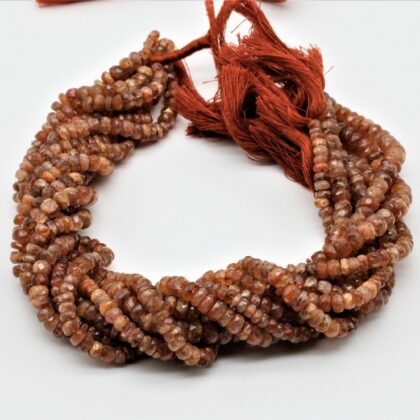 Pietra da sole a rondella sfaccettata