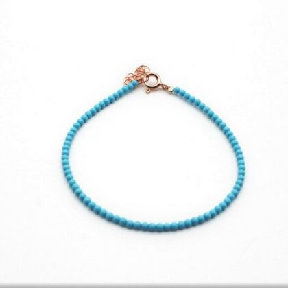 Bangle with Turquoise paste Ø 2 mm