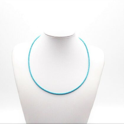Collana con pasta di turchese Ø 2mm