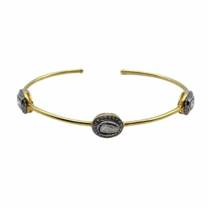 Bracciale in argento 925 con diamanti