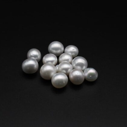 perle australia senza foro semi tonde 12-16mm