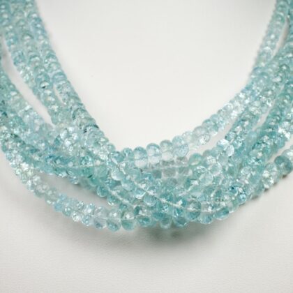 Acquamarina a rondelle