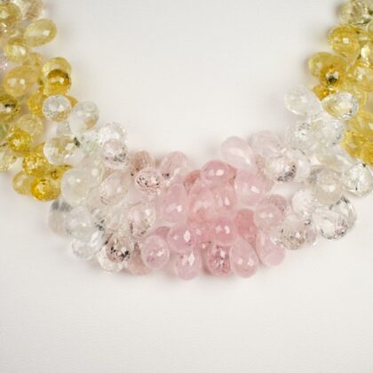 Acquamarina multicolor a goccia