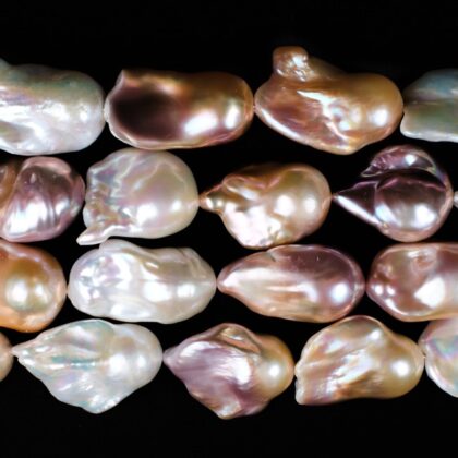 Multicolor baroque pearls Ø 17
